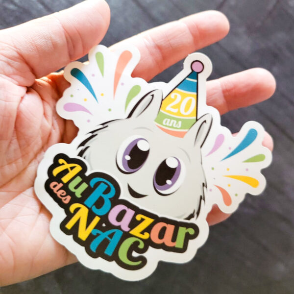 🎉 Sticker “Bazar des Nac – 20 ans”