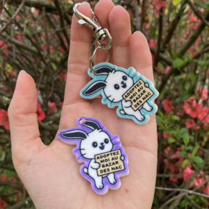 🐰 Porte-clé lapin – Édition spéciale Pâques